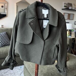 H&M Women's Olive Green Jacket
